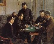 Gustave Caillebotte Card oil painting reproduction
